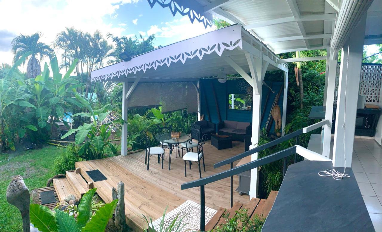 Lodge Pamplemousse Avec Piscine Privative , Dans Parc Calme A 500 M Plage Le Carbet Exterior photo